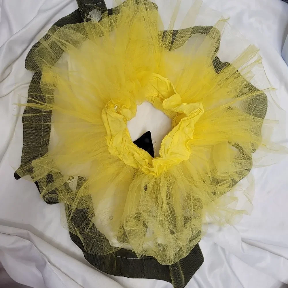 BUMBLEBEE yellow‎ tulle bee tutu ballerina skirt baby 0-6 months